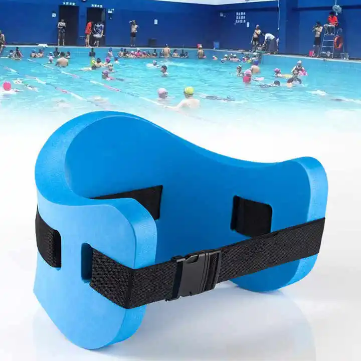 2025 Factory Custom Logo Swimming Training Aid Waist Adjustable Aquatic Floatation Belt Eva Foam Swimming Belt