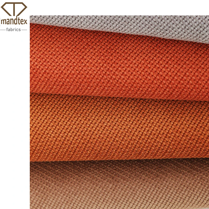 Mand textile ready stock micro polyester dobby woven yarn dyed comfortable dot velvet corduroy fabric for throw pillow by rolls