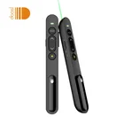 2021 New China Top Green Light Long Distance Flip Pen Small USB Rechargeable PPT Laser Pointer Presenter with Remote Control