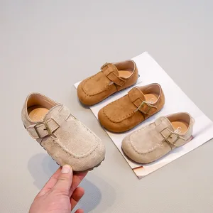 2026 Spring Autumn Collection Korean Style PFSING Children's Shoes Breathable Boys' Soft Sole Slip-On