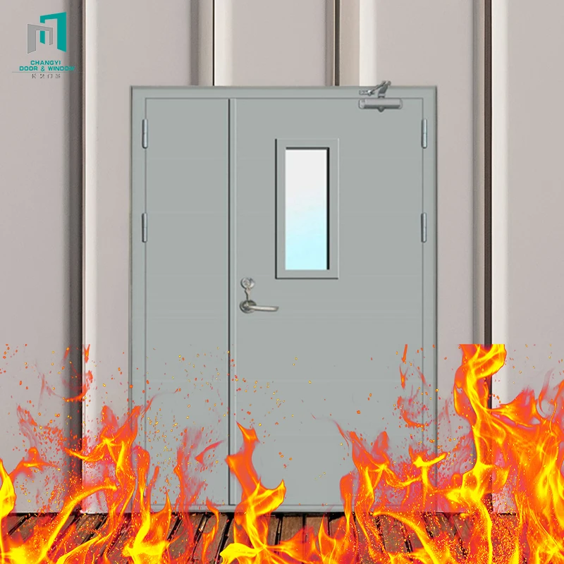 1 2 and 3 hour fire rated steel door for emergency exit door commercial exterior fire rated steel doors