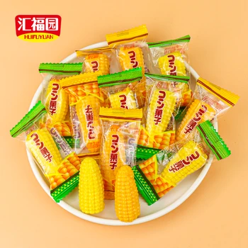 Factory manufacture corn shaped corn soft chewy candy