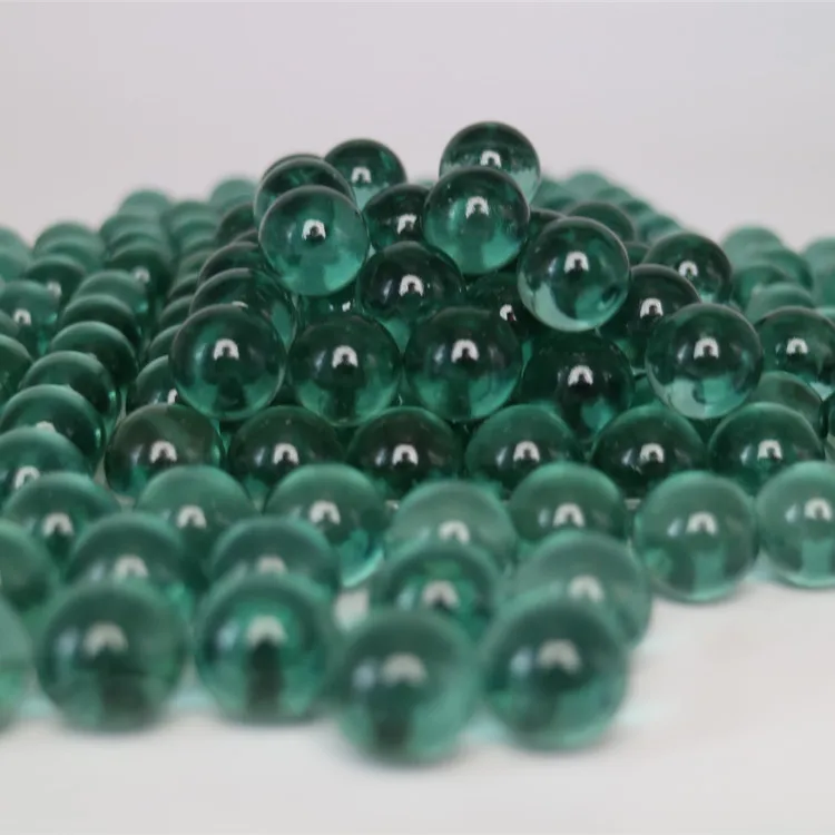 Стеклянная бусина 16 мм прозрачный мраморный стеклянный шар