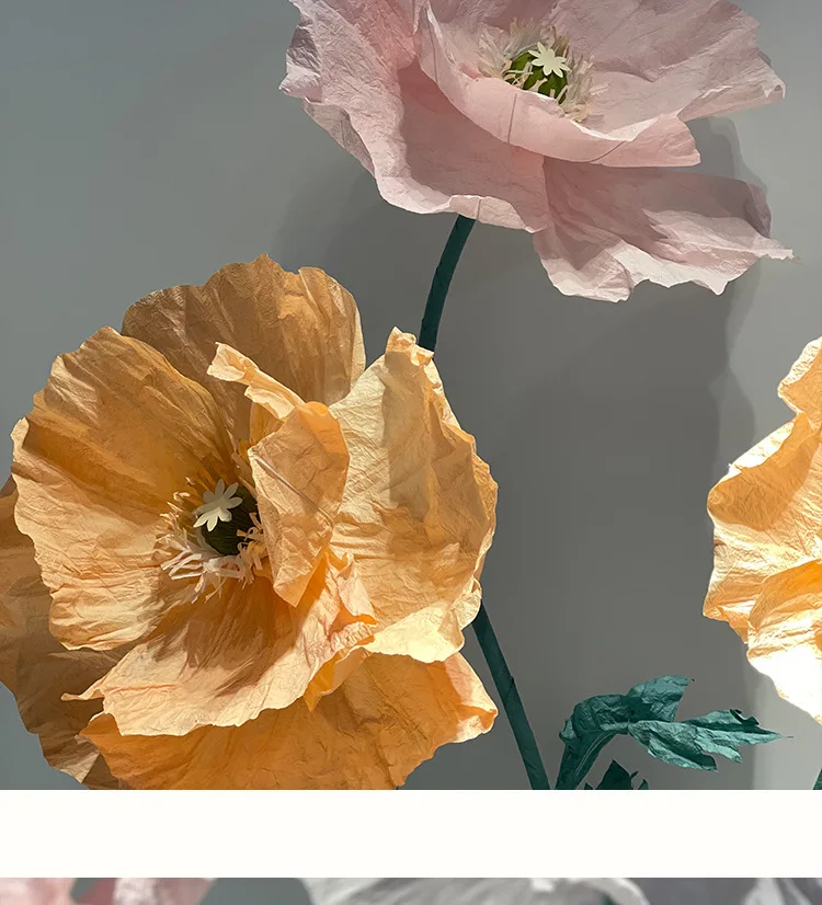 Mpa01 Wholesale Handmade Giant Paper Flower Stand For Event Wedding