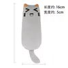 Gato de lino gris