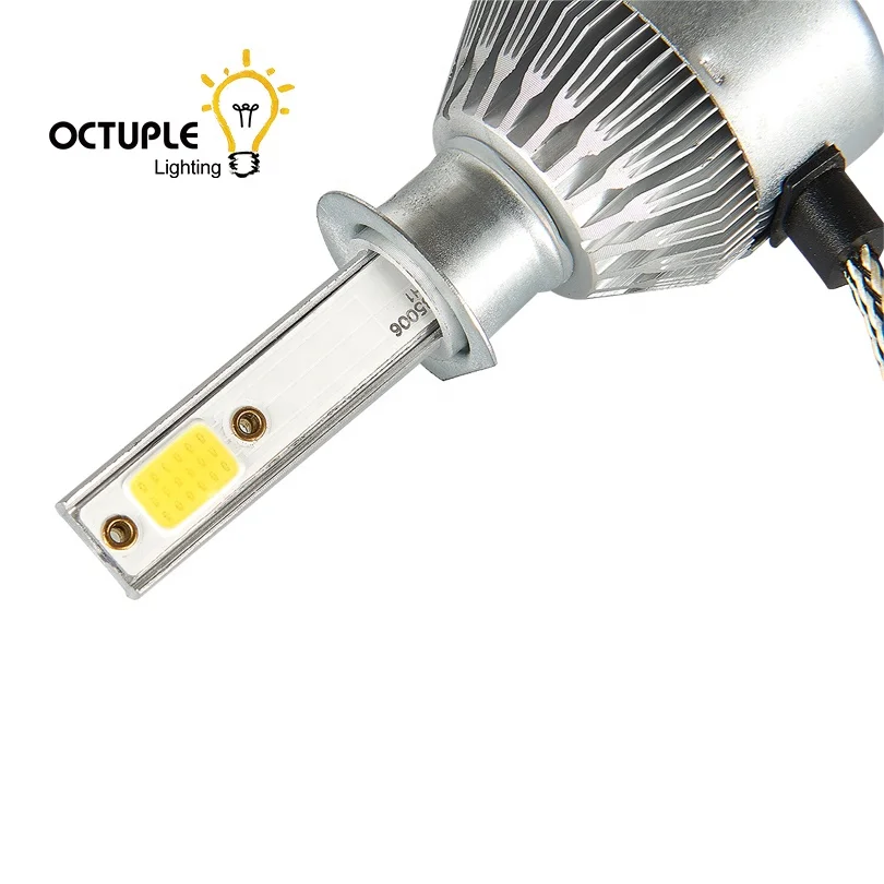 COB 36W C6 LED Headlight Bulb LED Headlights Supply H4 H7 Car Bulb Bombillos Auto LED Headlight for Car Led Headlight Bulb 6500K