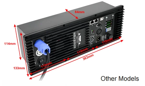 900w+500w 2 channel DSP with fir class d active speaker amplifier ...