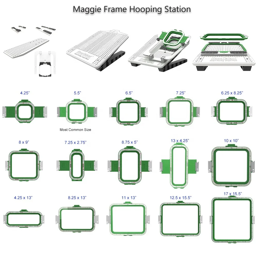 8in1 Fast Frame Embroidery Hoops For Brother Prs100