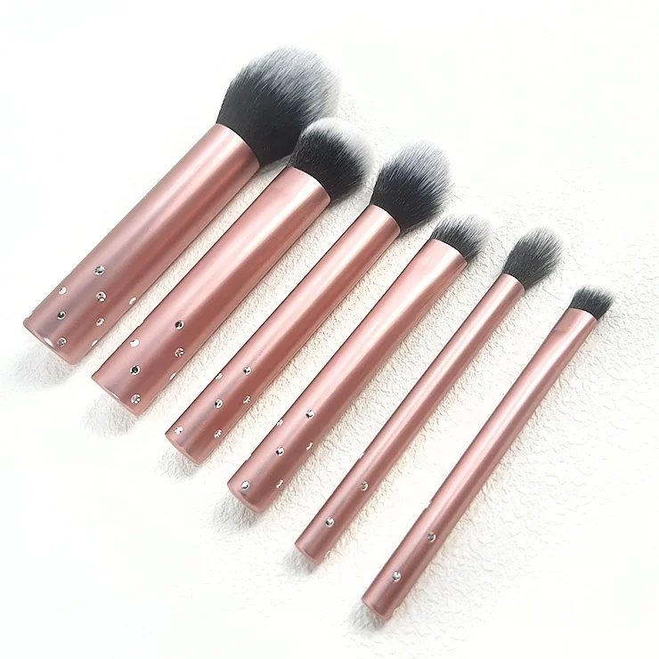 professional Luxury real travel mini makeup brush set high quality custom logo techniques makeup brush