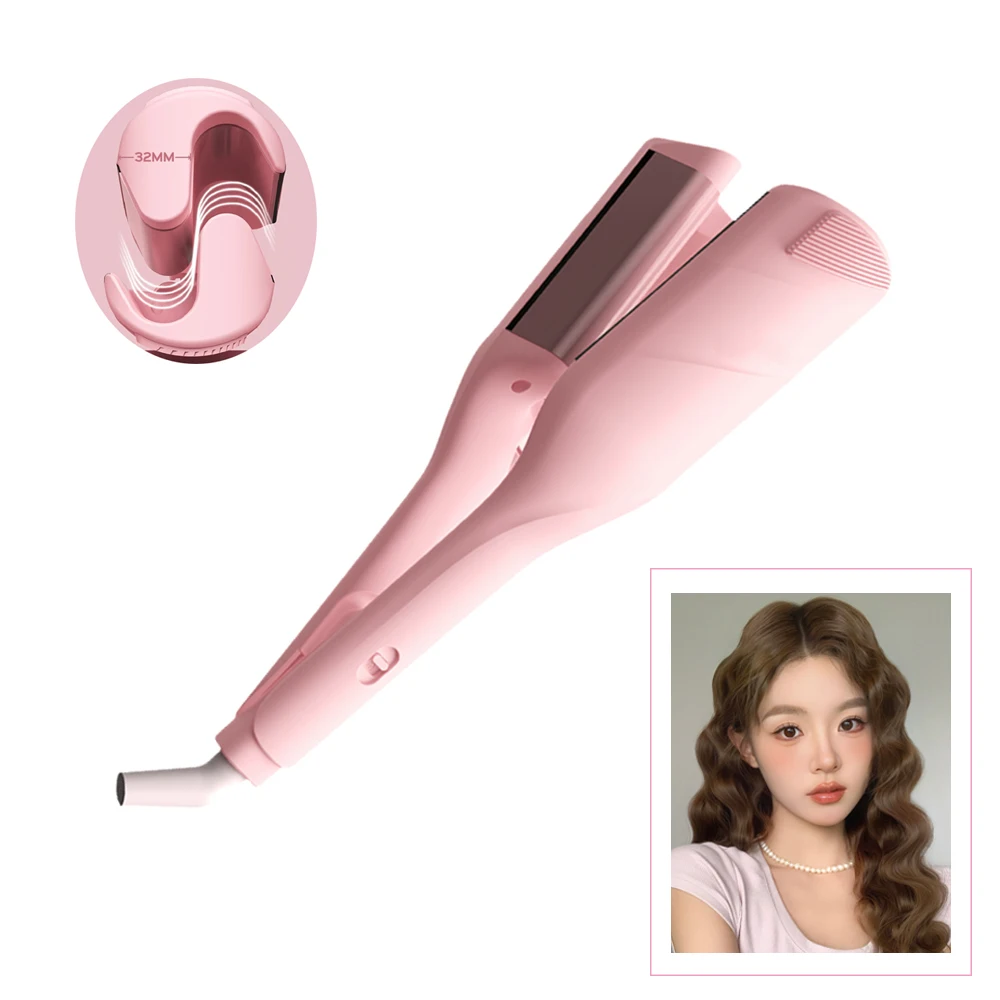 Patented 32MM Mermaid Hair Wavy Curler Beach Wave Iron