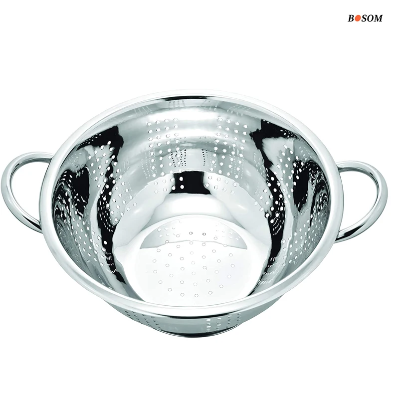 Stainless Steel Fruit Colander Mesh,Strainer With Pudding And Handle ...