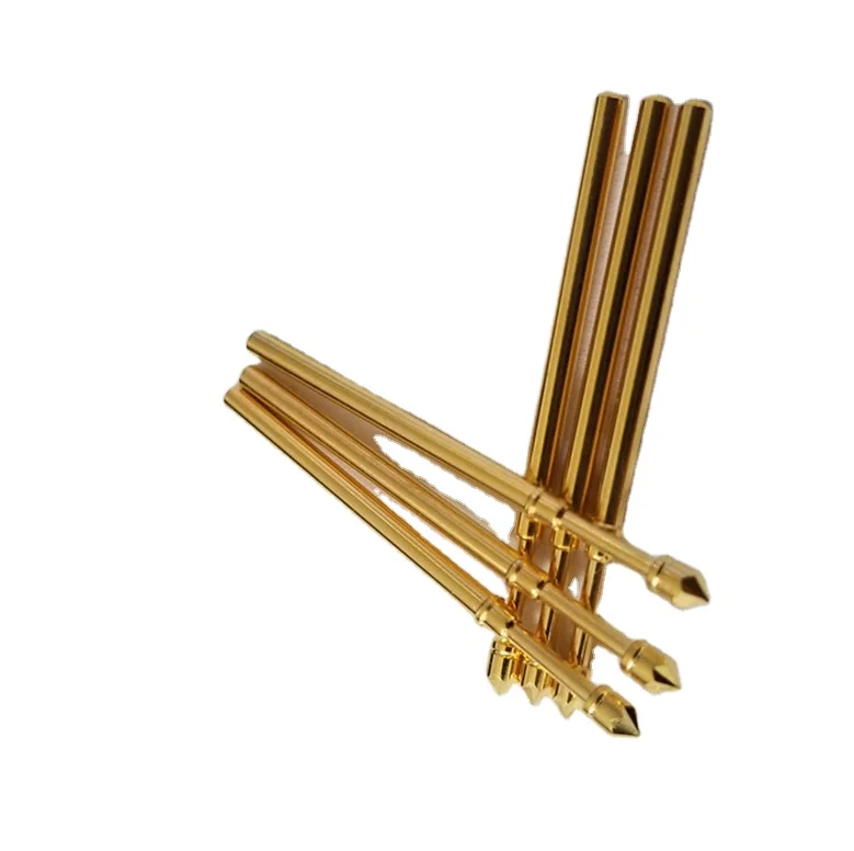 High Precision Point Brass Spring Loaded test Needle for ICT test
