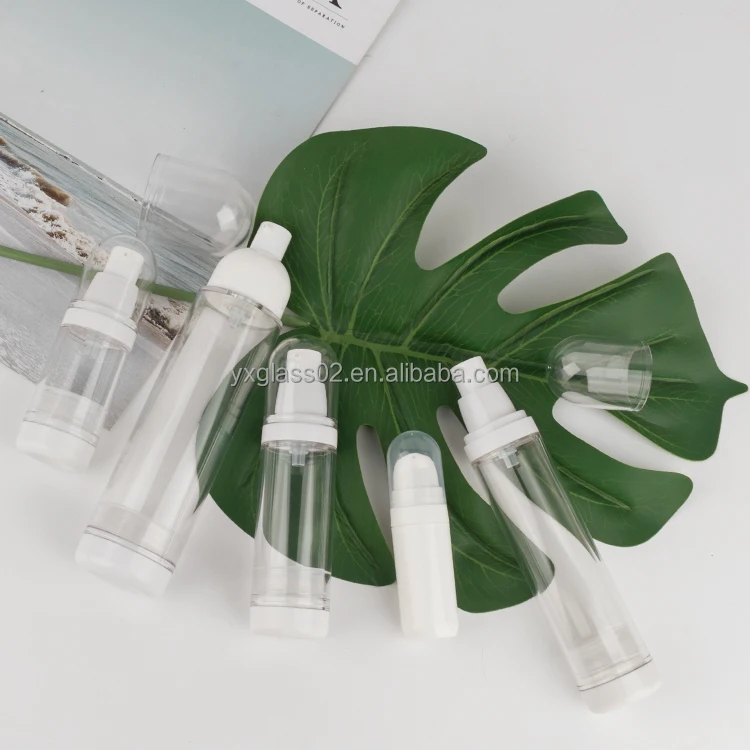 15ml 30ml 50ml 100ml 120ml skincare pp cosmetic packaging lotion serum eye cream airless pump bottle factory