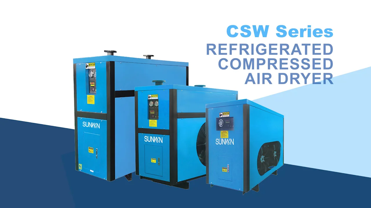 Csw Series Refrigerated Air Dryer Advanced Control System To