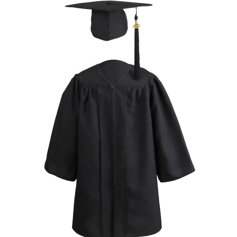Customize Cheap  Children Graduation Gown Pattern High Quality Green Kids Green Gowns