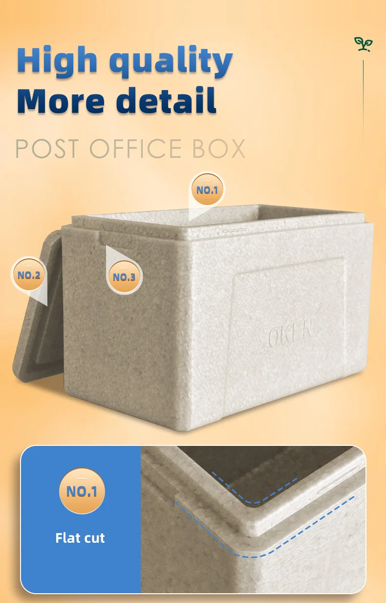 Custom Available Epp Foam Cooler Box Portable Insulated Cooler Box For
