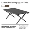 [90*60*45 square tube cross] black long table