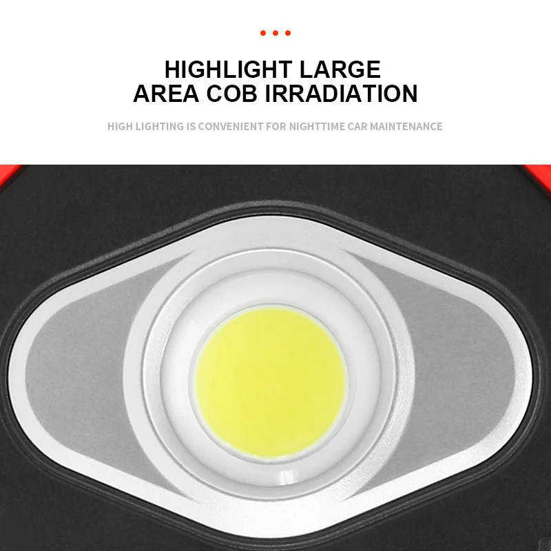 Nebo OMNI 2K Work Light 2000 Lumen Directional Rechargeable Portable Magnetic COB LED Flashlight USB Power Bank Six Light Modes