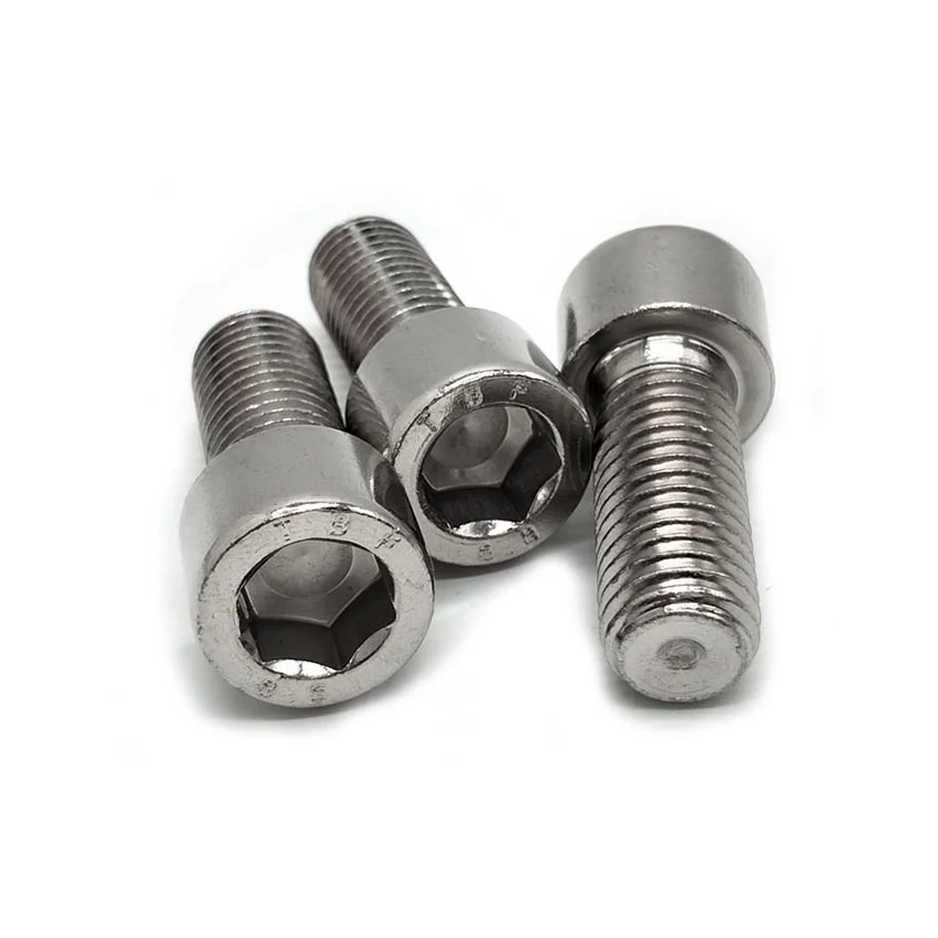 Fasteners factory allen bolt  DIN 912 Alloy steel black Oxide ZINC PLATED color Plain Stainless steels Hexagon socket head screw