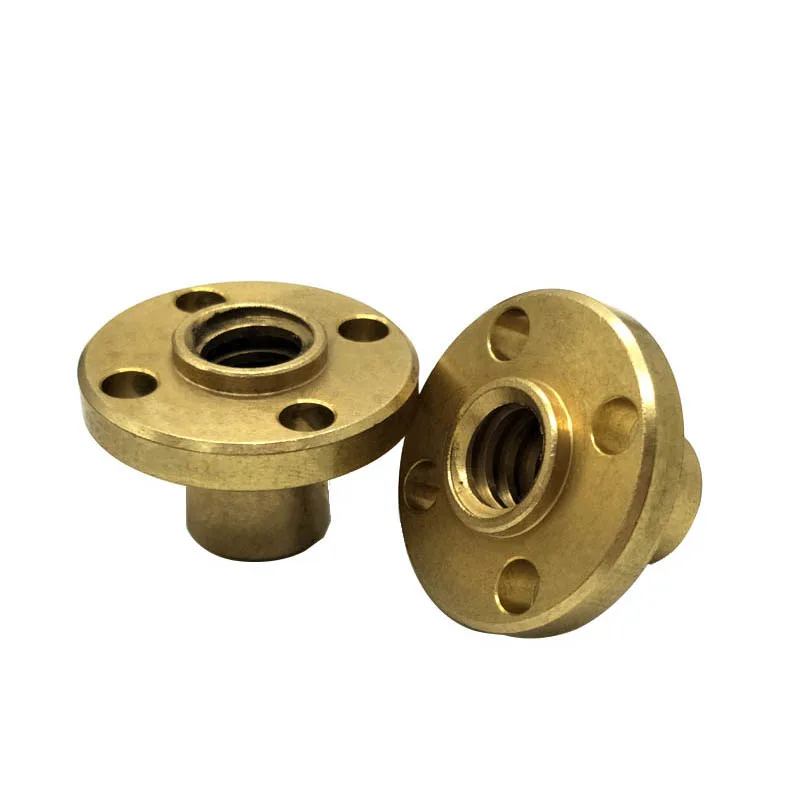 8mm 1500mm 400mm lead screw t8 t10 with trapezoidal thread and brass nut for 3d printer parts