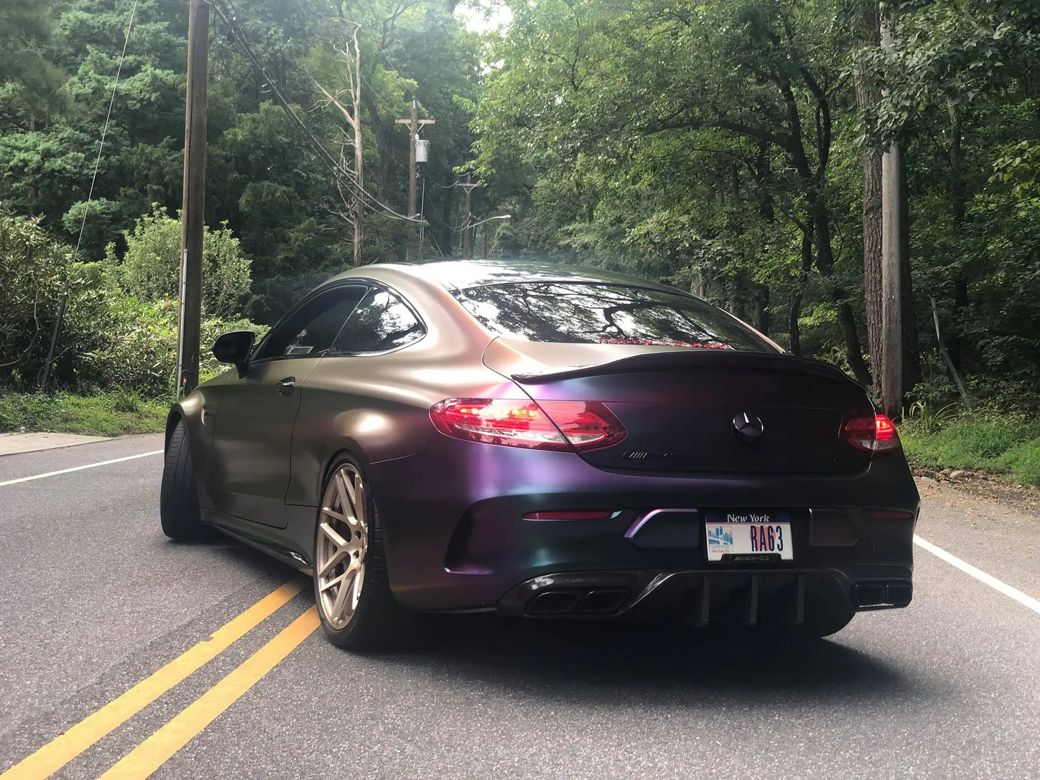 MODE Carbon Rear Diffuser for W205 C63 Coupe C63s Perfect Fitment