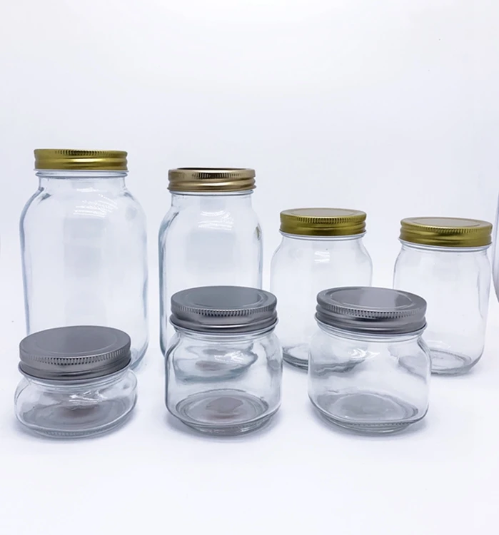 NMS 16 Ounce Glass Wide Mouth Straight-Sided Canning Jars - Case