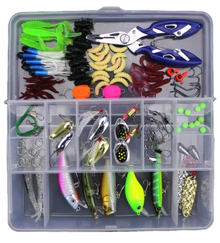 Wonderful Artificial Minnow Crank Spoon Fishing Lure Set Metal for Float Fishing in River Lake Condition Printed PP Box – Metal Jig – view 2