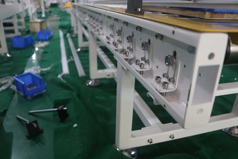Transport Conveyor Machine Roller Flexible Conveyor Folding Line ...