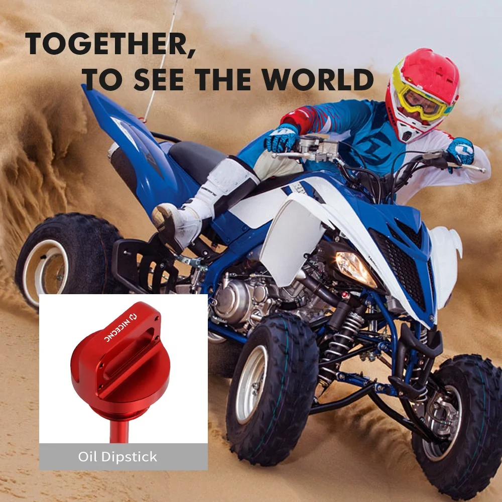 Детали для квадроциклов NiceCNC, масляный щуп для Yamaha Raptor 700 YFM700 2013 2015-2022 Raptor 660R YFM660R 2001-2005