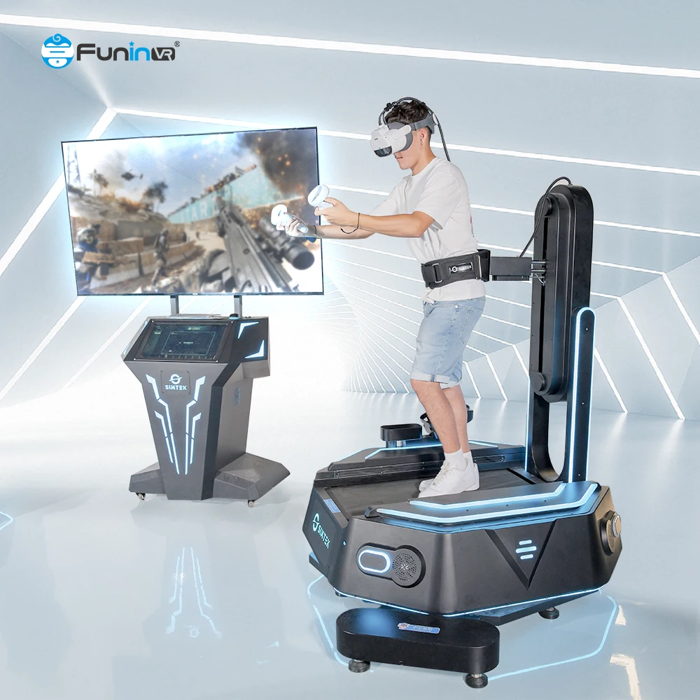 VR 360 Degree Multi-Directional Treadmill Simulator for Thrilling