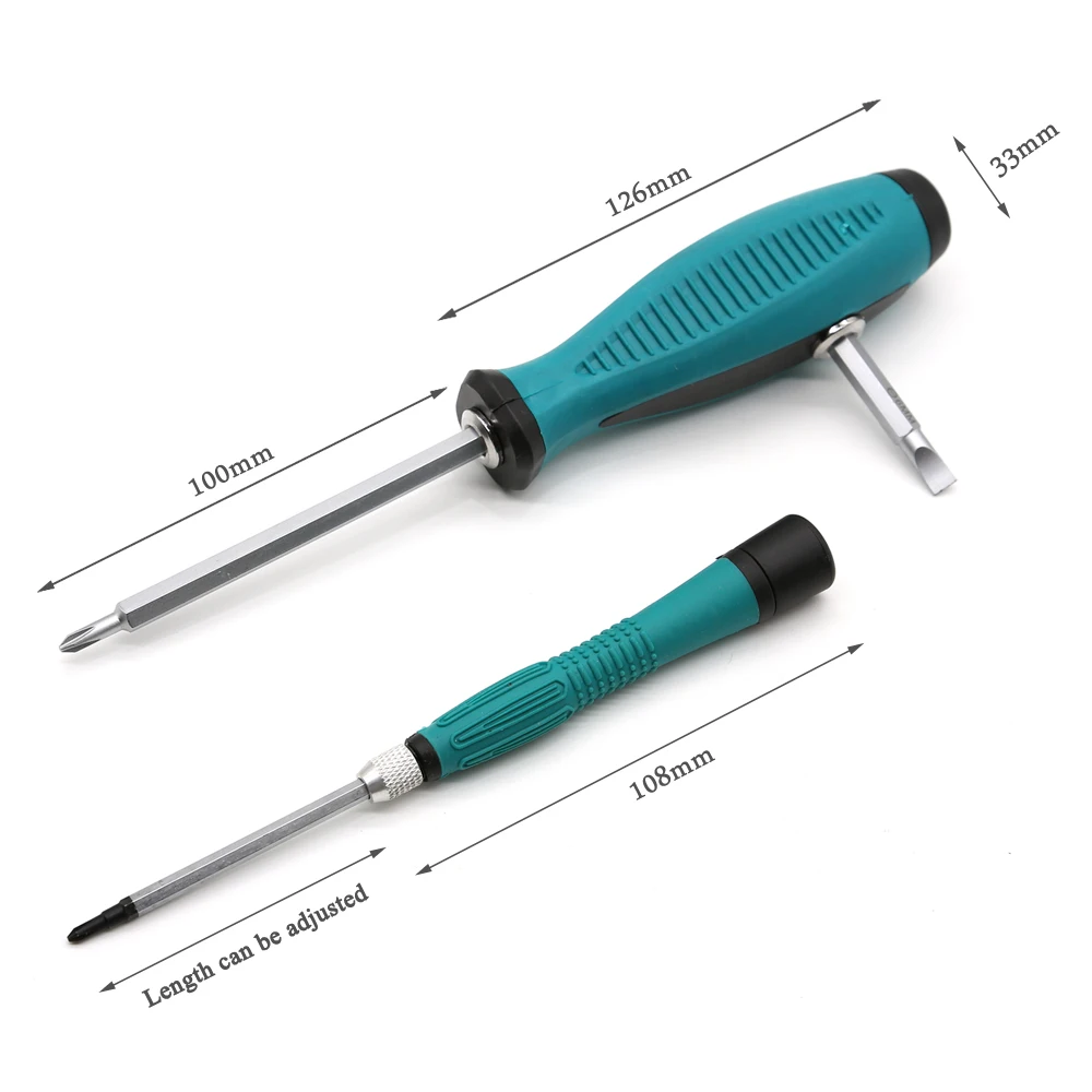 UFTOOLS Screwdriver Set 11 in 1 Small Portable Screwdriver Tool Set with Multipurpose Precise Bits for Furniture Repairing