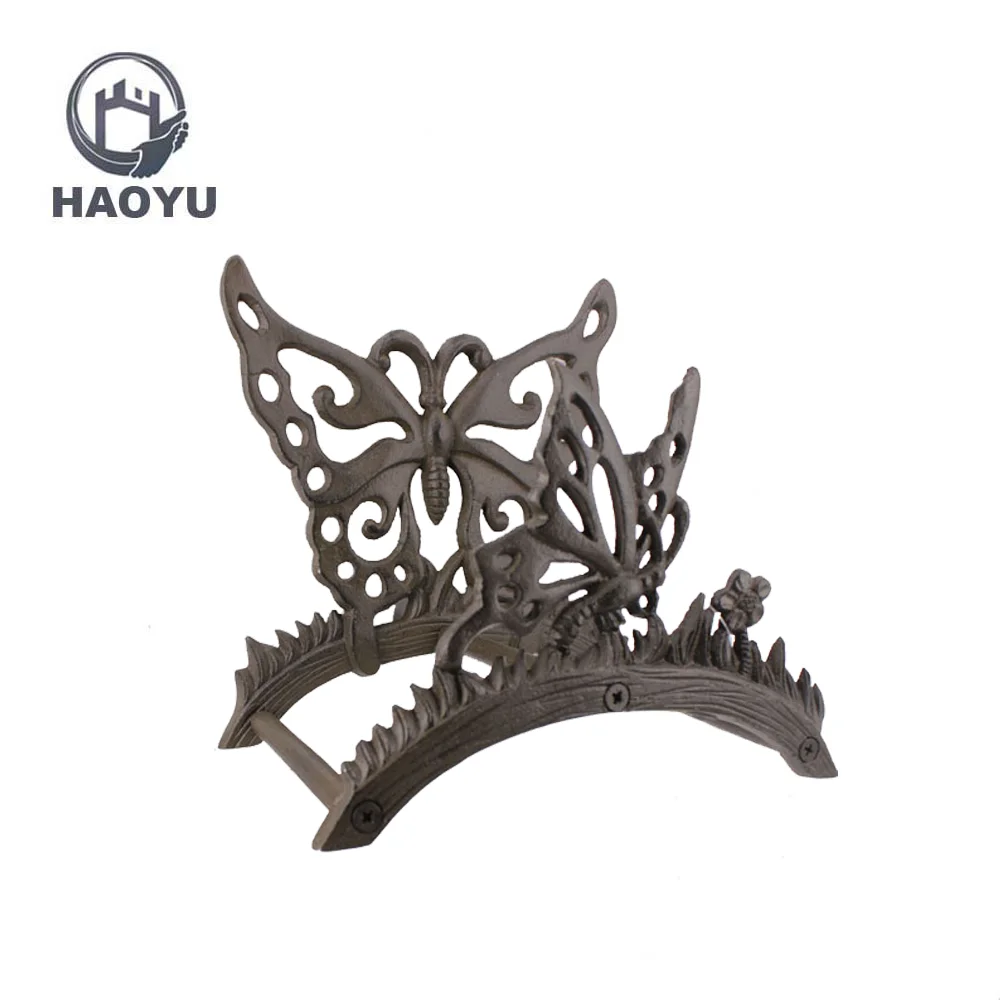 Лидер продаж, недорогой декоративный настенный металлический держатель для шланга, держатель для шланга