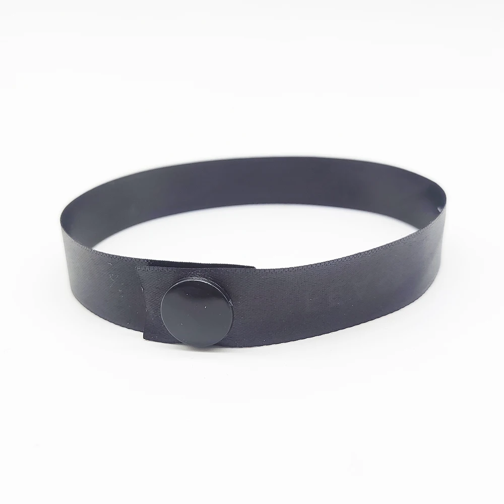 product oem free sample high quality customize logo event festival ribbon satin woven bracelet fabric wristband-1