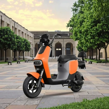 10\" Hybrid Electric Green City Bike with Steel Frame 48v Pedals & Basket Fast Delivery From US Warehouse Multi-Role
