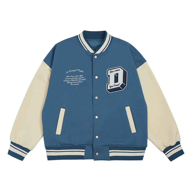 New Arrival High Quality Baseball Jackets Loose Casual Jackets Men'S Bomber Jackets gallery 7