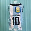 Blanco y azul, número 10, Argentina.