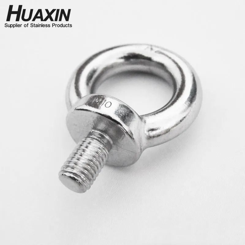 Lifting eye bolt DIN 580 M16 x 27 stainless steel A4 forged