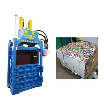 40T can packaging machine metal waste hydraulic can cotton compressor