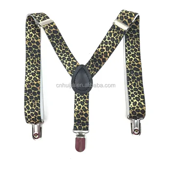 China wholesale leopard print suspender for Baby Toddler Kids Boy Girl Children New Suspenders