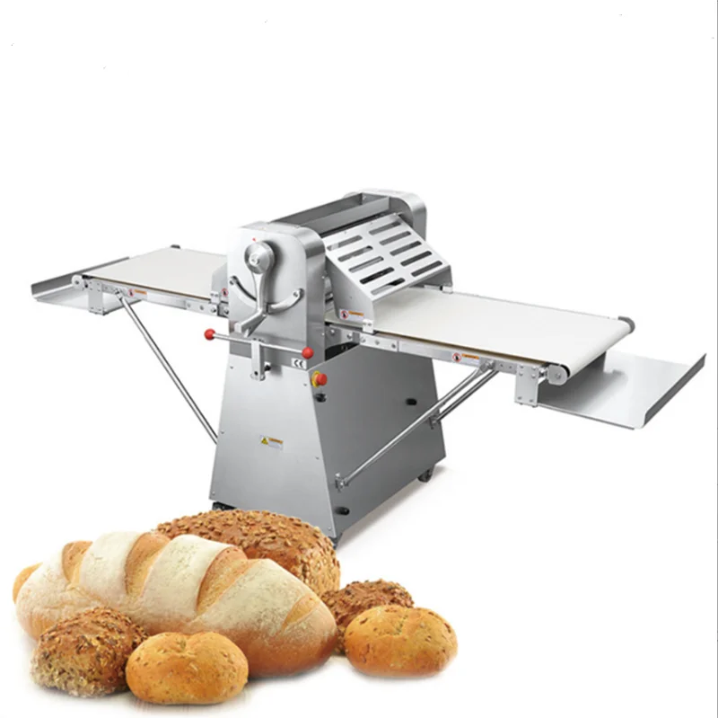 110V Electric Pizza Dough Roller Sheeter Pastry Press Cake Bread Making  Machine