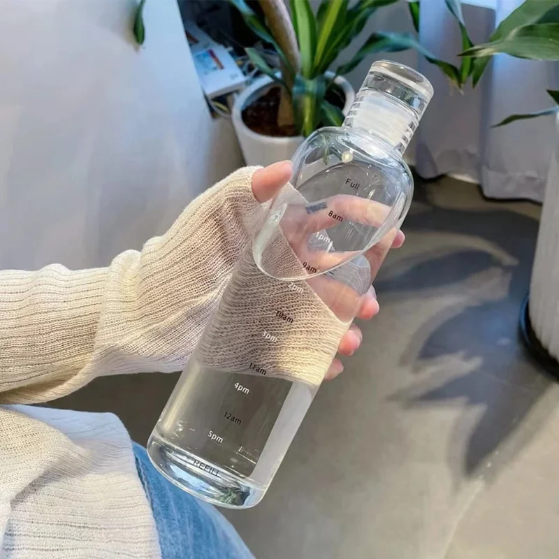 Reusable Glass Drinking Water Bottles