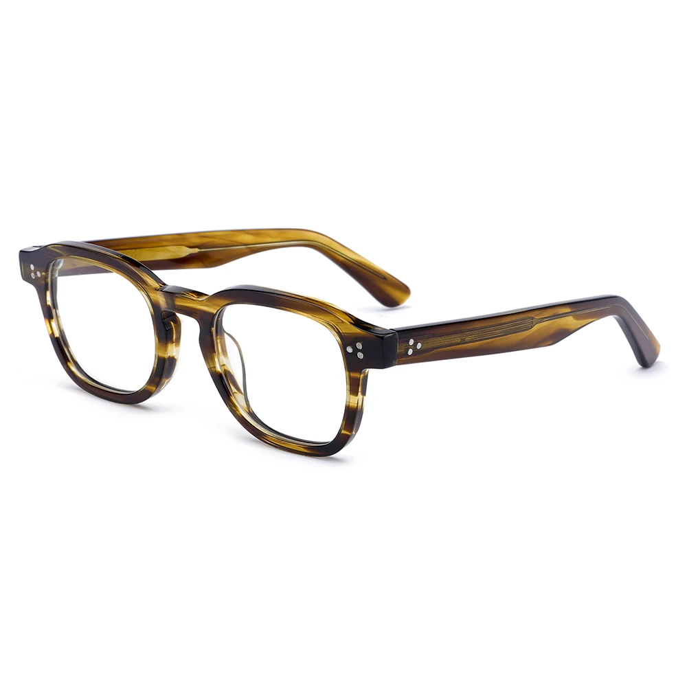 Retro Square Thickness Acetate Eyewear Eyeglasses Frames For Eye