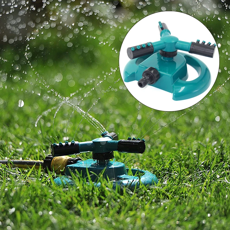 Agricultural Sprayer Tools Watering Tree Irrigation Water Lawn Floppy Rotary Garden Hose Splitter Rotating Sprinkler