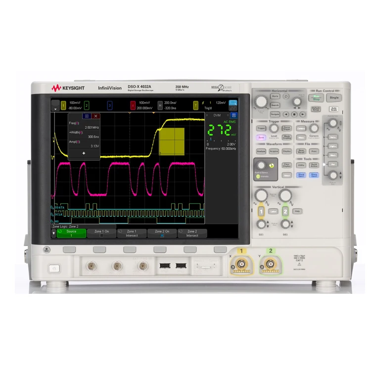 FNIRSI 1014D Digital Oscilloscope 100MHz 2Channels 1GSa/s Real Time sample rate USB host and device connectivity 7 Inch