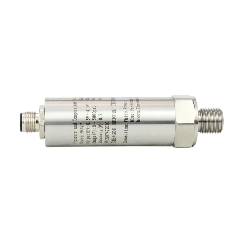 SENTEC High Performance SS304/SS316L Combined Integrated Temperature and Pressure Sensors Ceramic Pressure Transmitter Sensor