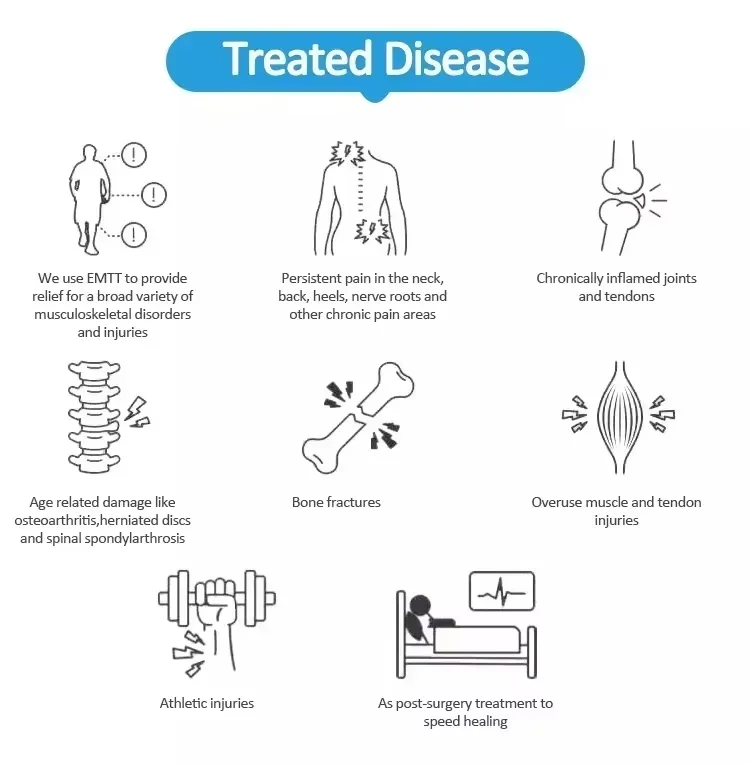 Tragbare extrakorporale Magnetotherapie Hochfrequenz-Physiotherapie Magnetfeld-Therapie Magnetfeld-Therapie Schmerzlinderungsgerät – Detail 8