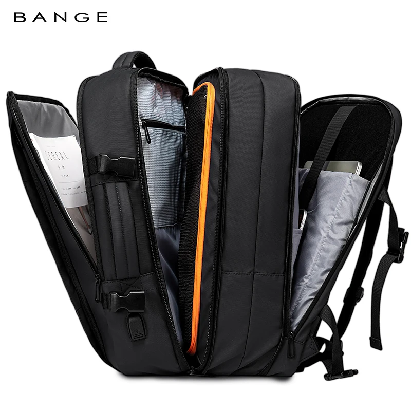 BANGE Expandable Laptop Backpack Anti-Theft Waterproof