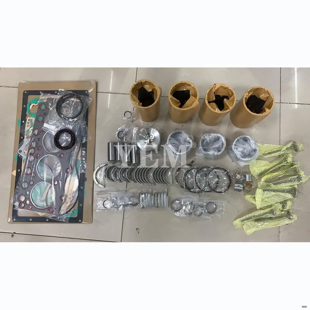 4D95 Overhaul Kit With Cylinder Piston Rings Liner Bearing Valves Gasket Kit for Komatsu