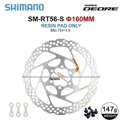 SHIMANO Deore SM RT56 RT26 160 мм 180 RT66 тормозной диск ALTUS RT10 ротор центрального замка MTB велосипедные гидравлические тормозные роторы для XT