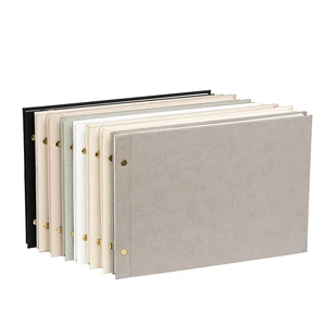 Custom A4 Hardcover Linen Wedding Guest Book Journal Notebook Planing Book With Blank Page for Guest